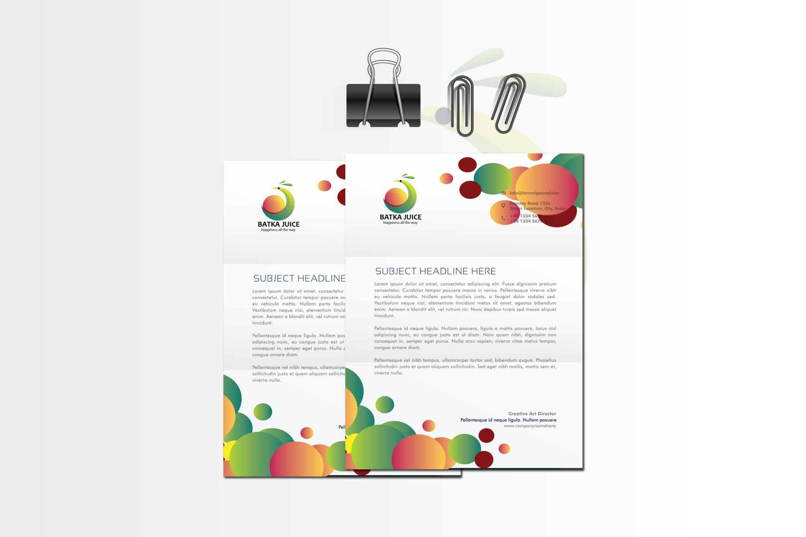 BATKA JUICE - STATIONARY BRANDING